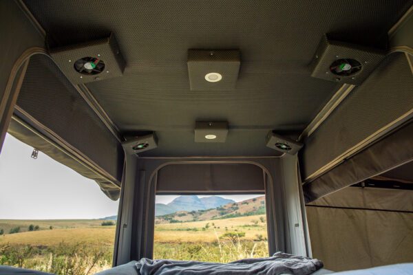 A view of the interior of an rv.