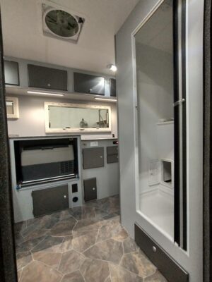 A view of the inside of an rv.