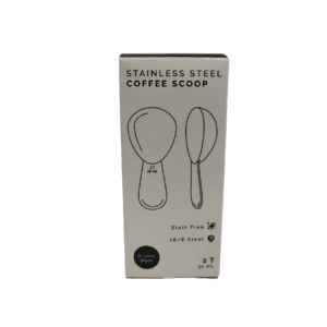 Stainless steel coffee scoop, 2 tbsp, 30 ml.