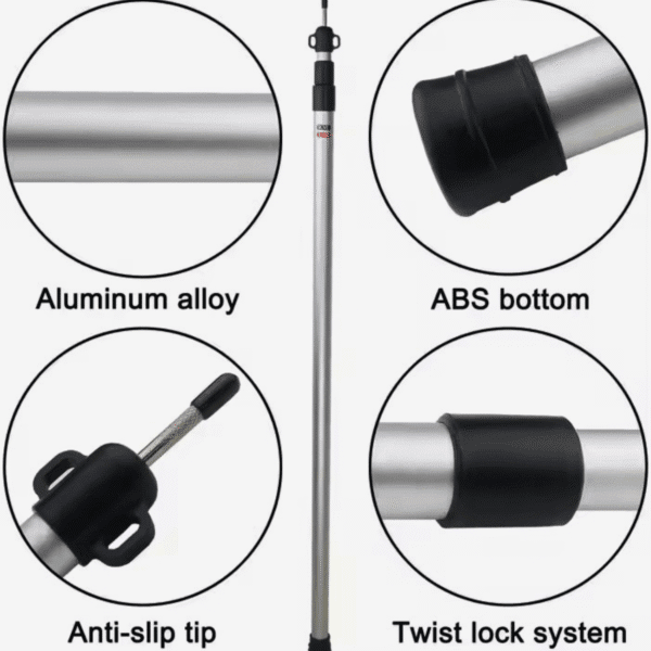 Twist-Lock Telescopic Tent Pole - Image 4